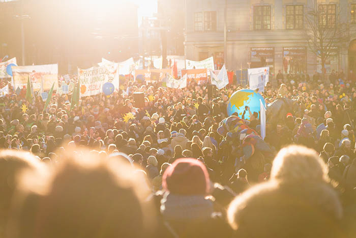 Marcha contra el cambio climático en Oslo. PH: Monica Løvdahl