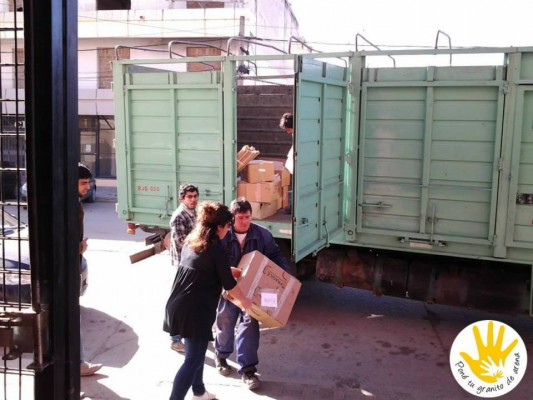 Llegada de donaciones a Santiago del Estero