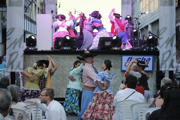 Danza durante el evento 2013. Casa de Mendoza