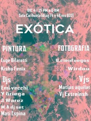 FLYER Y VOLANTES exótica 