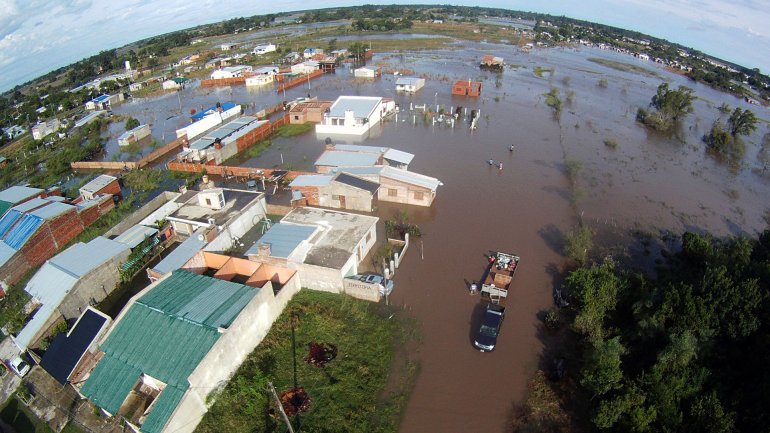 Toma aérea de Corrientes